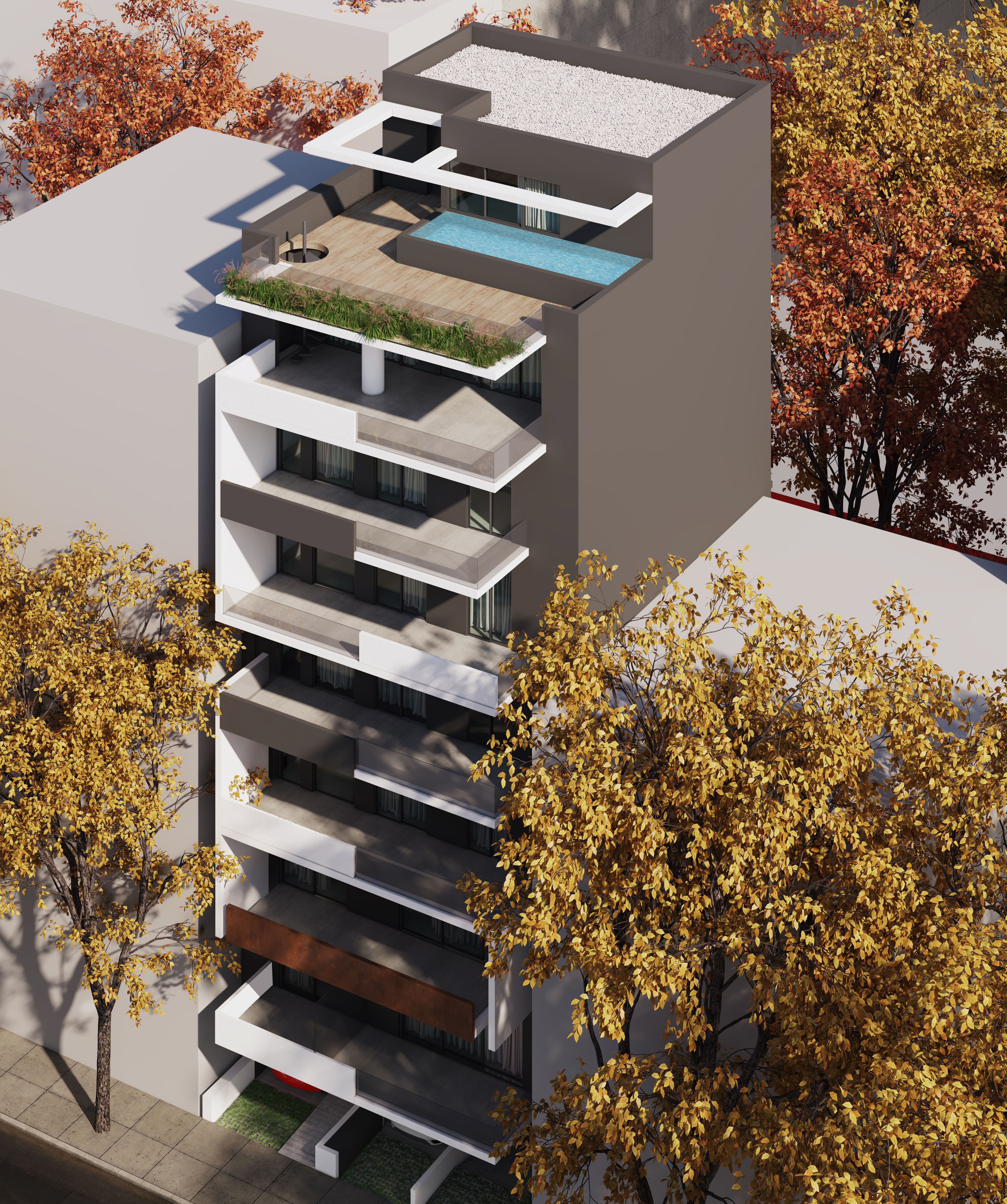 ΚΟΡΥΔΑΛΛΟΣ ΜΙΑΟΥΛΗ 10  -ΜΕΖΟΝΕΤΑ 150 ΤΜ ΣΤΟΝ 7ο-8ο ΟΡΟΦΟ ΜΕ ΠΙΣΙΝΑ - ΠΩΛΗΘΗΚΕ