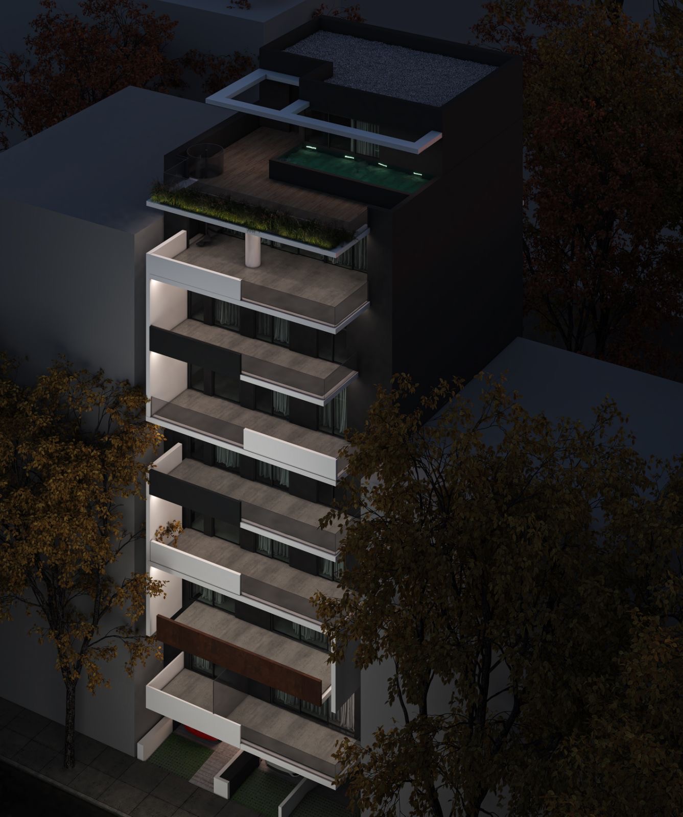 ΚΟΡΥΔΑΛΛΟΣ ΜΙΑΟΥΛΗ 10  -ΜΕΖΟΝΕΤΑ 150 ΤΜ ΣΤΟΝ 7ο-8ο ΟΡΟΦΟ ΜΕ ΠΙΣΙΝΑ - ΠΩΛΗΘΗΚΕ