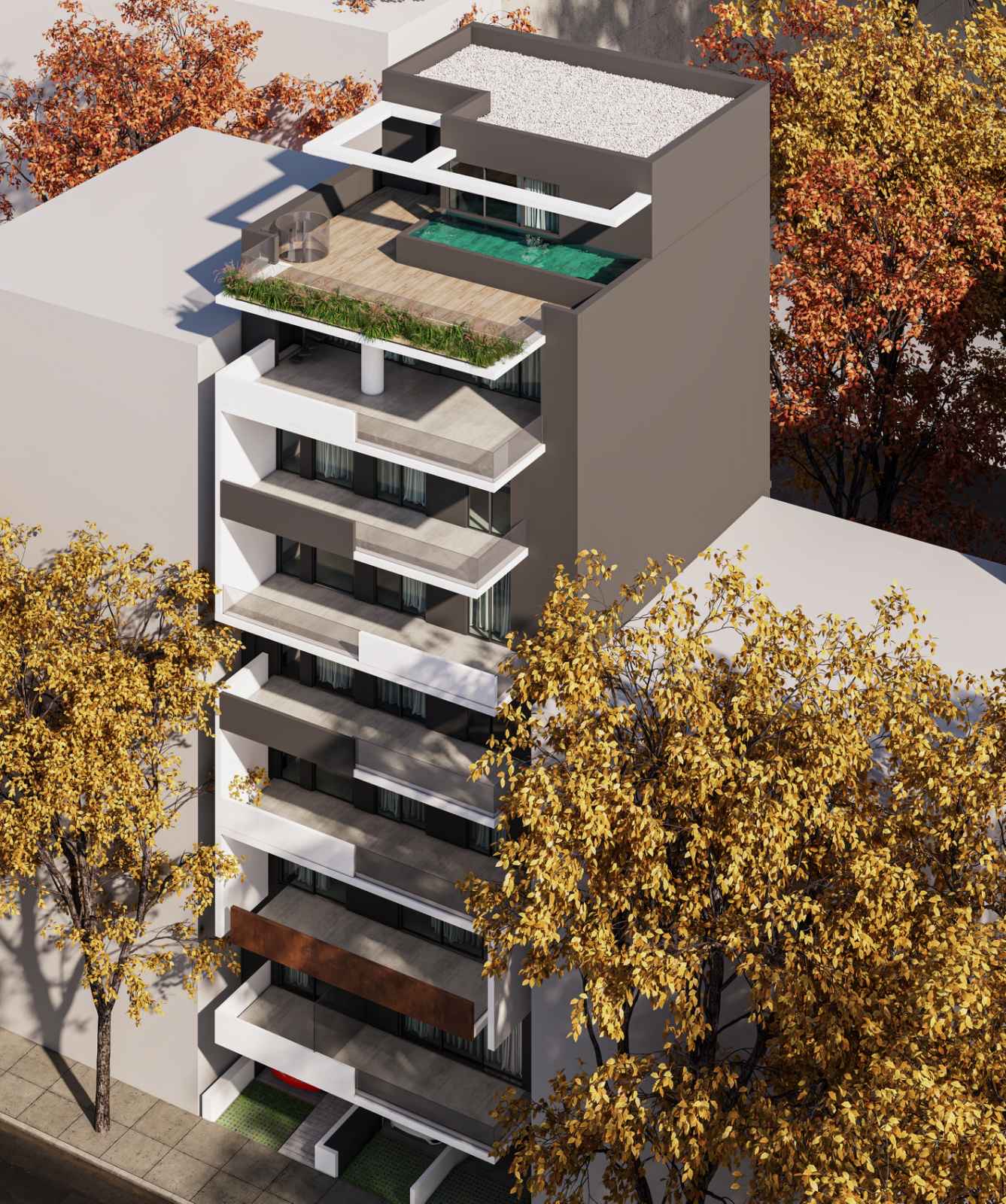 ΚΟΡΥΔΑΛΛΟΣ ΜΙΑΟΥΛΗ 10  -ΜΕΖΟΝΕΤΑ 150 ΤΜ ΣΤΟΝ 7ο-8ο ΟΡΟΦΟ ΜΕ ΠΙΣΙΝΑ - ΠΩΛΗΘΗΚΕ